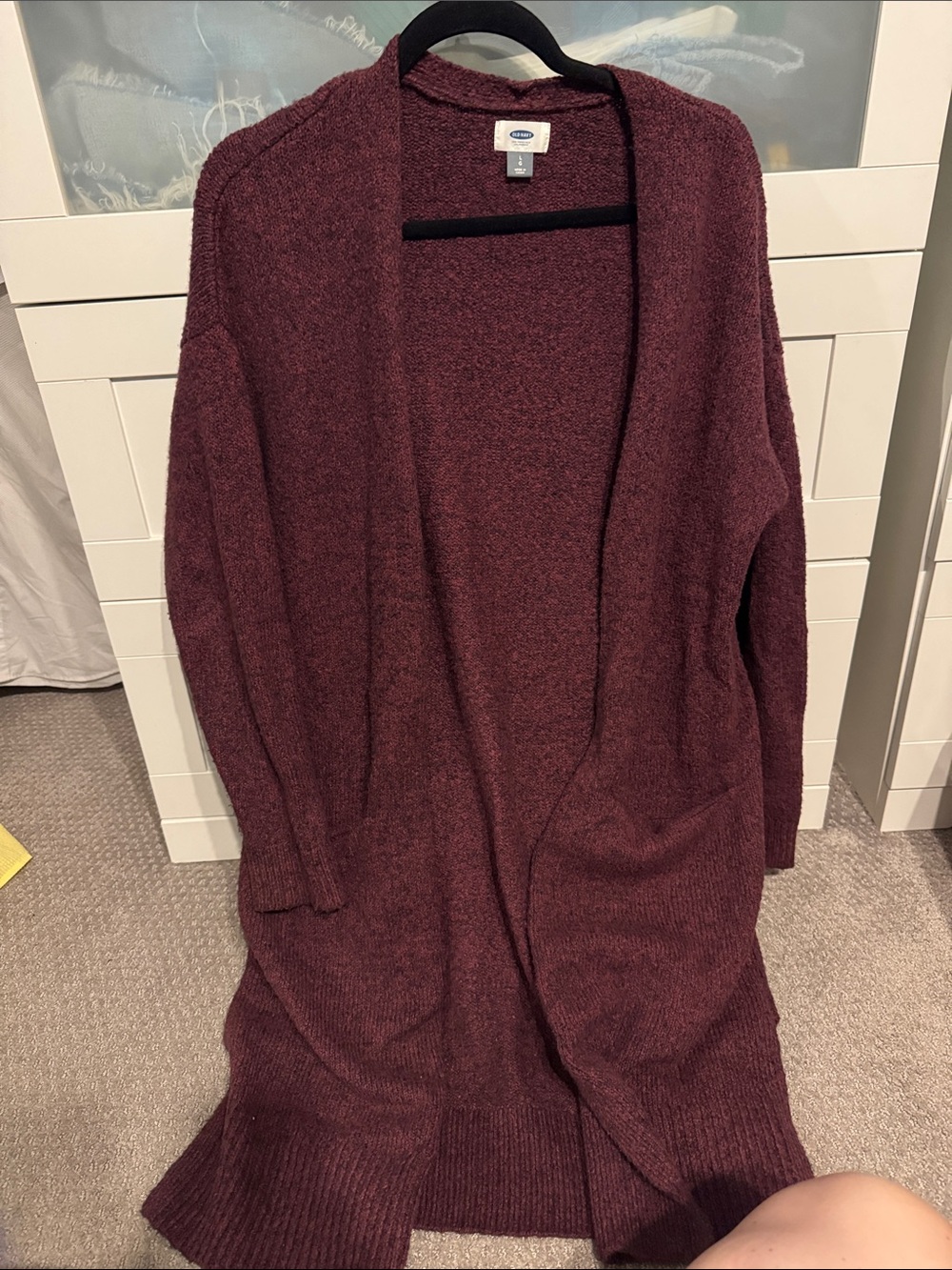 Old Navy Women’s Open-Front Cardigan Sweater - Wine